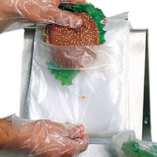 LK Packaging Flip Top Saddle Pack Sandwich Bag