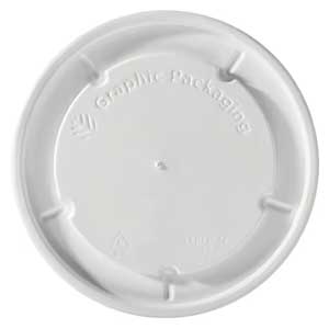 Flat Vented Lid for Squat Containers
