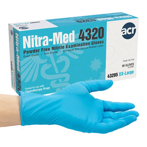 AmerCareRoyal® Nitra-Med Heavy Nitrile Exam Gloves