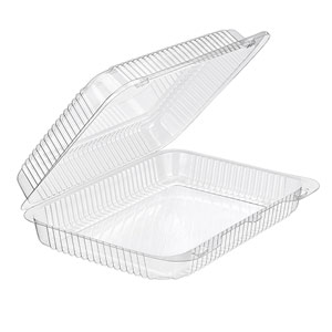 Inline Plastics Essentials SureLock Hinged Lid Clamshell Container