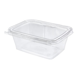 Inline Plastics Safe-T-Fresh Rectangular Tamper Evident Clamshell Container
