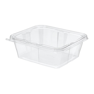 Inline Plastics Safe-T-Fresh Rectangular Tamper Evident Clamshell Container
