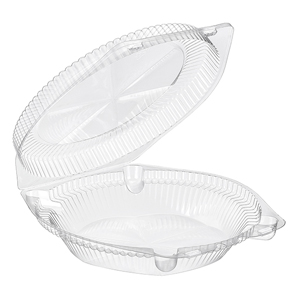 Inline Plastics Essentials SureLock Hinged Pie Container