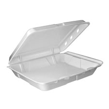Dart PERFormer Foam Hinged Food Container