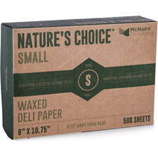 McNairn Packaging Nature's Choice Interfolded Waxed Deli Sheets