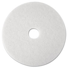 3M White Super Polish Floor Pad 4100