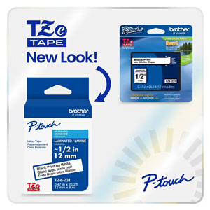 Brother P-Touch® Laminated Label Tape