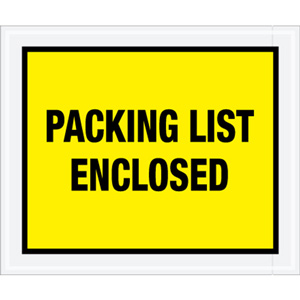 "Packing List Enclosed" Envelopes