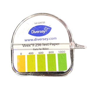 Diversey Virex II 256 Disinfectant Test Strips