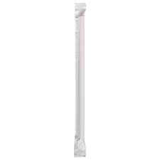 Hoffmaster Compostable Wrapped Drinking Straws