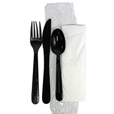 Disposable Wrapped Cutlery Kit