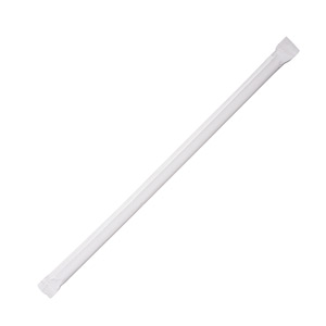 Lollicup Karat Individually Wrapped Jumbo Straw