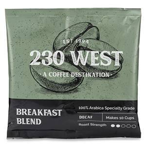 230 West Breakfast Blend Decaf Coffee