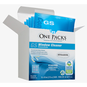 Stearns GS Window Cleaner Concentrate Packs