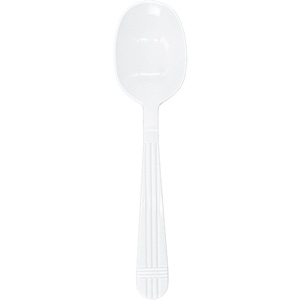 Victoria Bay Heavyweight Disposable Soup Spoon