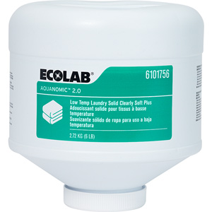 Ecolab Aquanomic 2.0 Low-Temp Laundry Solid Clearly Soft Plus