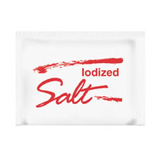 Single Serve Iodized Salt Packets