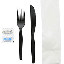 AmerCareRoyal® Disposable Wrapped Cutlery Kit