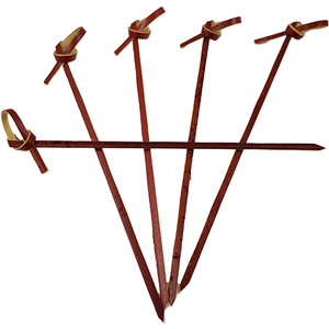 Rofson Associates Bamboo Flower Knot Pick