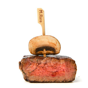 Boat Oar Steak Marker - Medium Rare