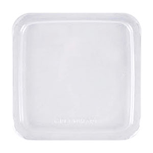 Clear PLA Square Lid 6"